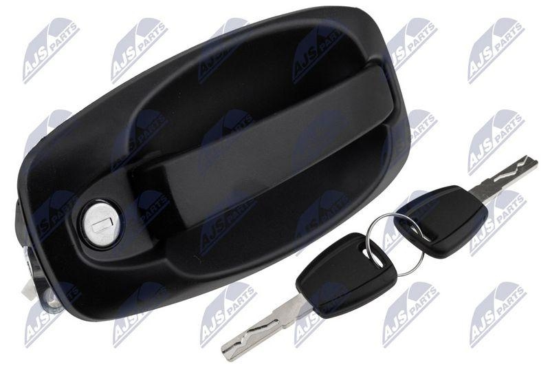 Maner exterior usa Citroen Nemo 2007-, Fiat Doblo 2010-, Fiorino 2007-, Qubo 2008-, Peugeot Bipper 2008-; partea din fata, dreapta; 735460510; NTY, aftermarket