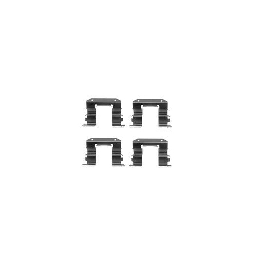 Set accesorii placute frana Delphi LX0238, parte montare : Punte Fata