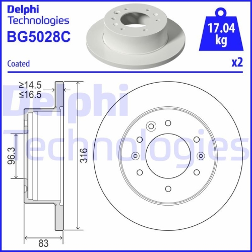 DELPHI Disc frana