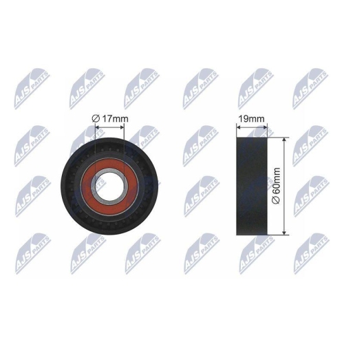 Rola intinzator curea transmisie Smart Fortwo 1.0 01.2007-, 500236