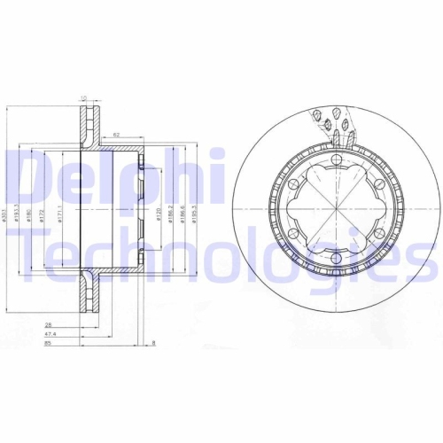 DELPHI Disc frana