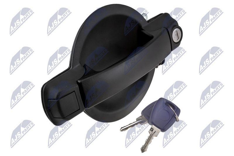 Maner exterior usa Fiat Doblo 2000-2010; partea din fata, cu butuc si doua chei; 735309963; NTY, aftermarket