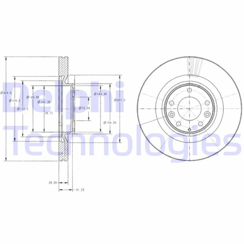 DELPHI Disc frana