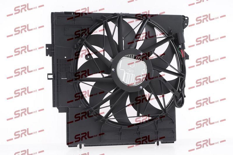 Ventilator radiator Bmw X3 F25 10-, X4 F26 14-, motor: 2.0 d, 2.0 T, 3.0 d, 3.0 R6, 3.0 R6 T, 400; (2+1) pini, SRLine, 17427601176; 7601176