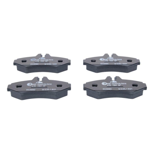 Set placute frana Ate 13046039902, parte montare : Punte spate