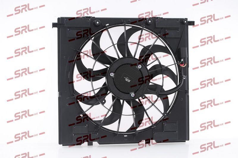 Ventilator radiator Bmw X3 G01 17-, X4 G02 18-, motor: 2.0 T, 400; (2+2) pini, SRLine, 17428487636