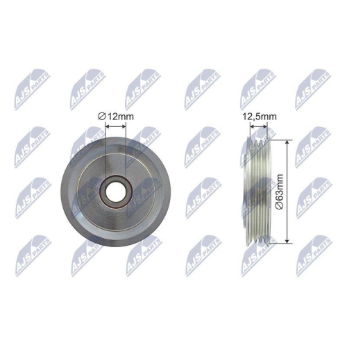 Rola intinzator curea transmisie Toyota Prius 1.5 Hybrid W1, W2 2000-2009, 500093