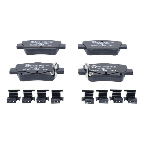 Placute frana Toyota Avensis Estate (Zrt27, Adt27), 02.2009-2019, Motorizare 1.6, ATE