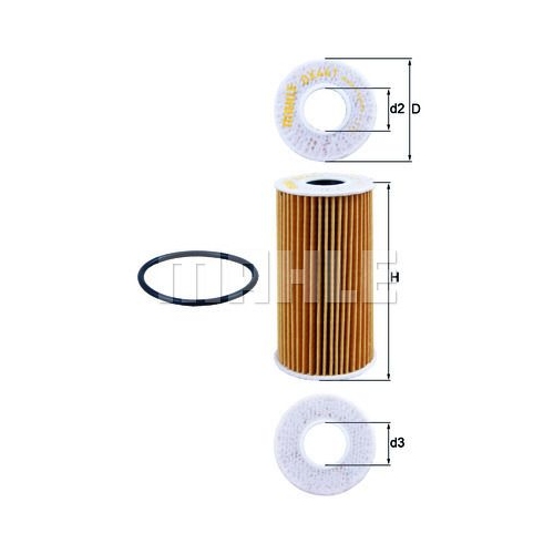 MAHLE Filtru ulei