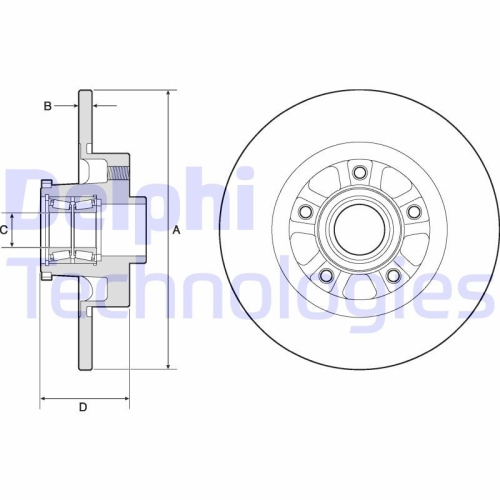 DELPHI Disc frana