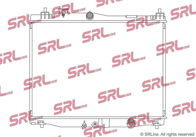 Radiator Honda Jazz/Fit 15-, motor: 1.3, 1.5, 558x400x16, SRLine, Aluminiu/ Plastic brazat, 190105R0003