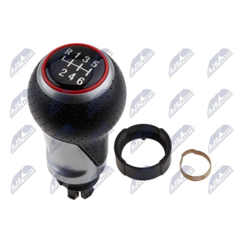 Maner schimbator viteze Audi A3 2003-, A4 B8 2008-, A5 2007-, A6 2004-, Q5 2008-, Red;6 trepte, AU-012