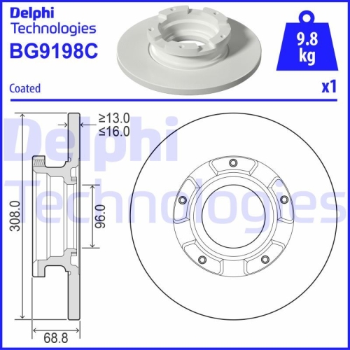 DELPHI Disc frana