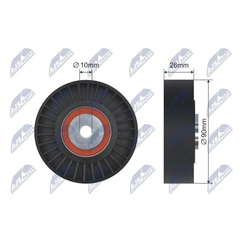 Rola intinzator curea transmisie Vw Crafter 30-35, Crafter 30-50 2.5d 04.2006-05.13, RNK-VW-034
