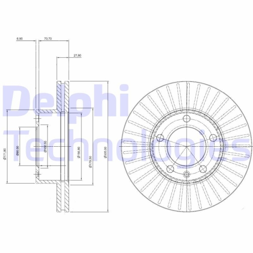 DELPHI Disc frana