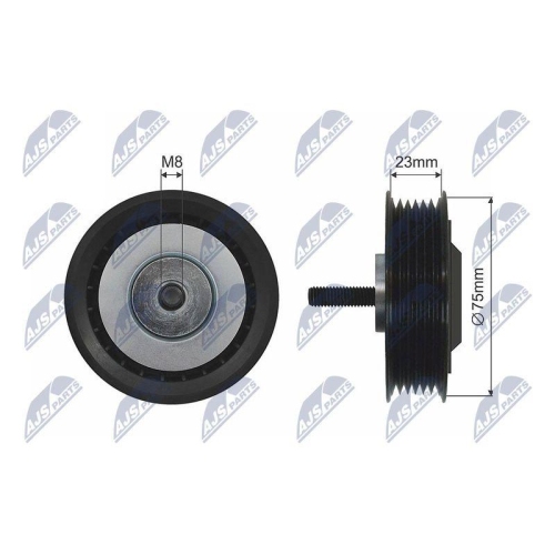 Rola intinzator curea transmisie Vw Lt 28-35 2, Lt 28-46 2, Transporter 4 2.0-2.5d 07.90-07.06, 1987-98