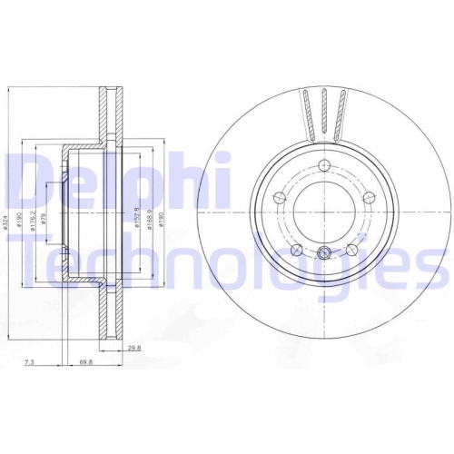 DELPHI Disc frana