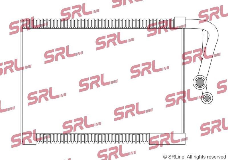 Evaporator Mercedes Clasa C (W205) 13-, Clasa E (W213) 16-, Glc-Class (X253) 15-, motor: 1.5 T, 1.6 cdi, 1.6 T, 2.0 cdi, 2.0 T, 2.1 CDI, 3.0 V6 T, 4.0 V8 T, 225x300x38, SRLine, miez si rezervor din aluminiu brazat, 2058307800; 2058309904