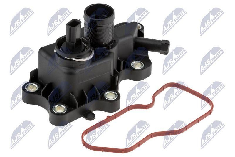 Termostat cu carcasa Renault Twingo III 1.0 2014-, Smart Fortwo 1.0 2014-, Forfour 1.0 2014-; 110601903R; NTY, aftermarket