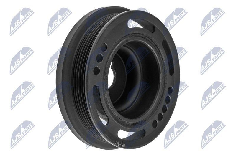 Fulie curea, arbore cotit Opel Insignia 1.6 I, 1.6 IT, 1.8 I 2008-, Astra J 1.6 I, 1.6 IT 2010-, Zafira C 1.8 I 2011-, Mokka 1.6 I 2012-, Chevrolet Cruise 1.6 I, 1.8 I 2009-, Orlando 1.8 I 2011-; 55565300; GRM, aftermarket