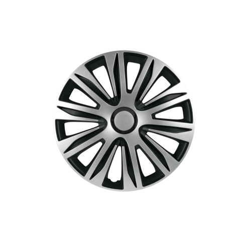 Set capace roti pe 16, Nardo PRO, negru si argintiu