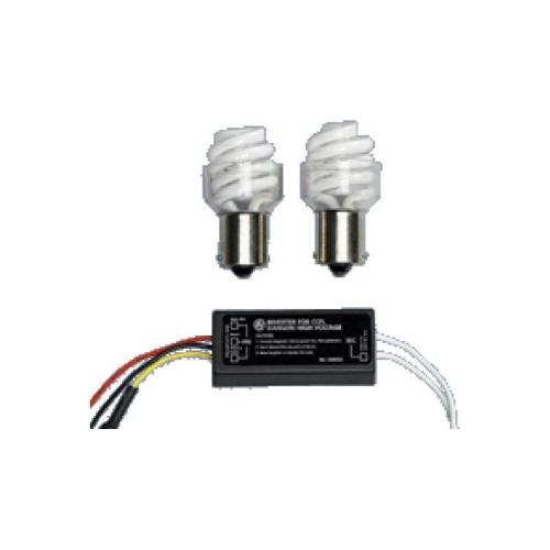 Set 2 becuri auto Autostyle pentru semnalizare NEON 12V 21W G25 BA15S , rosu , simetric
