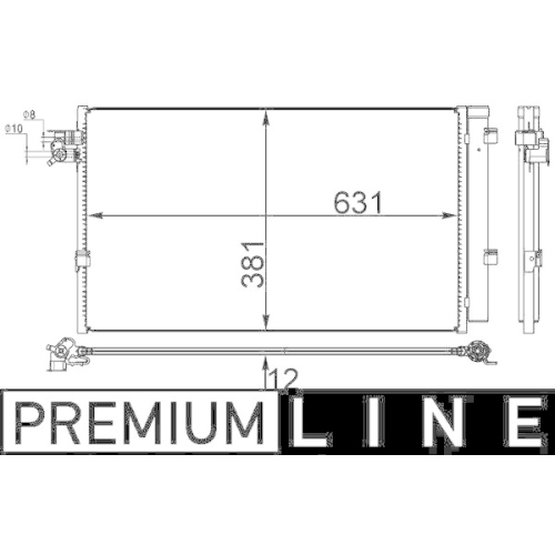 MAHLE Condensator, climatizare BEHR *** PREMIUM LINE ***