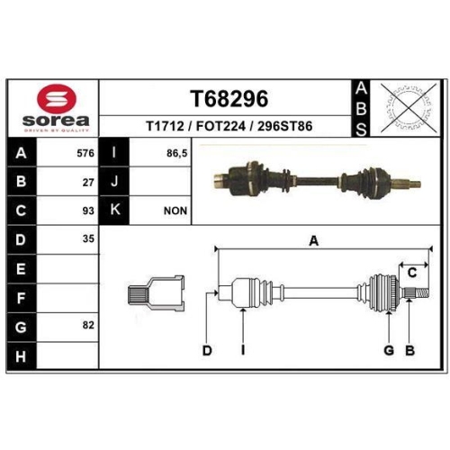 Planetara Ford Mondeo 3 (B5y), Mondeo 3 Estate (Bwy), Mondeo 3 Sedan (B4y), 1.8 16V, 2.0 16V, Fata, Dreapta, EAI