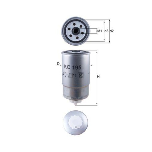 MAHLE filtru combustibil