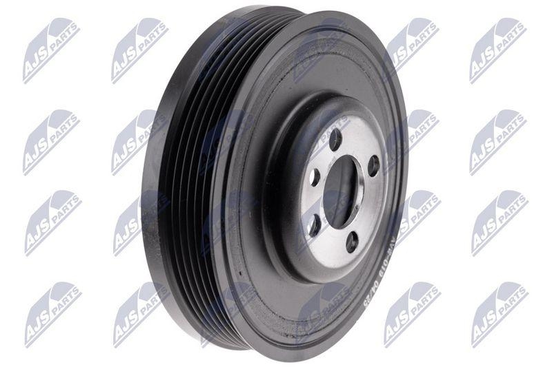 Fulie curea, arbore cotit VW Golf VI 2009-2016, CC 2011-2016, Caddy 2010-2020; 038105243L; NTY, aftermarket