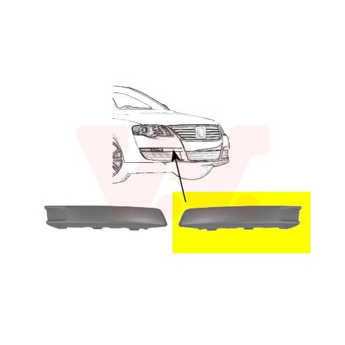 Bandou bara protectie Vw Passat (3c2) Van Wezel 5839587 parte montare : stanga, fata