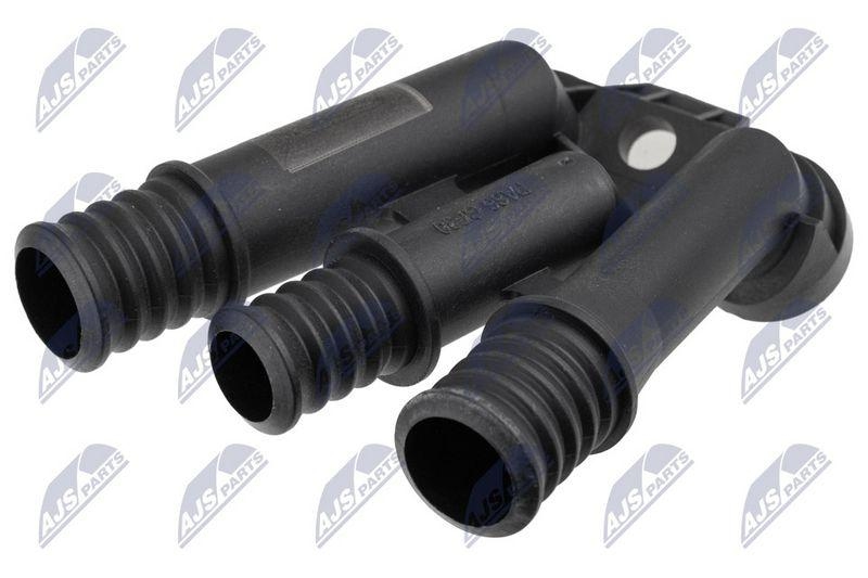 Carcasa termostat BMW seria 3 (E36) 1.6, 1.8, 2.0, 2.5, 2.8, 3.0, 3.2 1991-2000; 64111393330; NTY, aftermarket