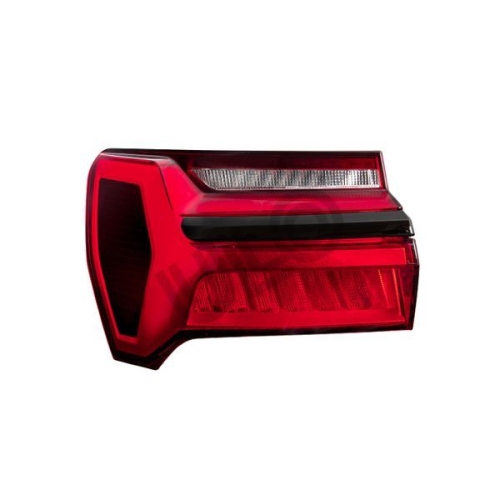 Stop spate lampa Audi A6 (C8), 03.2018-, partea Stanga, exterior; LED; cu ornament negru; Omologare: ECE, ULO