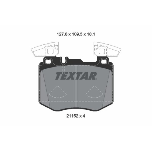 TEXTAR set placute frana,frana disc Q+