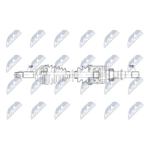 Planetara Nissan Qashqai 2.0 4wd 2007-2013, Fata, Dreapta, CV Manuala, NPW-NS-171