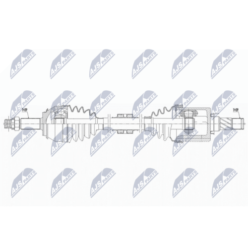 Planetara Nissan Qashqai 2 1.6dci 2013-, Renault Kadjar 1.6dci 2015-, Fata, Stanga, CV Automata CVt, NPW-NS-150