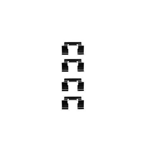 Set accesorii placute frana Delphi LX0337, parte montare : Punte Fata