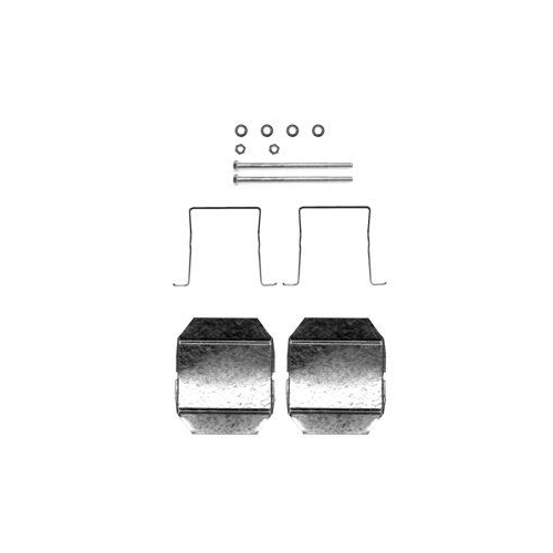 Set accesorii placute frana Delphi LX0338, parte montare : Punte Spate