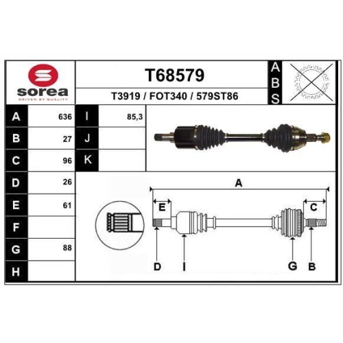Planetara Ford C-Max 2 (Dxa/Cb7, Focus 3 Saloon, Focus 3 Turnier, Focus Iii, Grand C-Max (Dxa/Cb7, 1.5 EcoBoost, 1.6 Ecoboost, 1.6 Flexifuel, Fata, Stanga, EAI