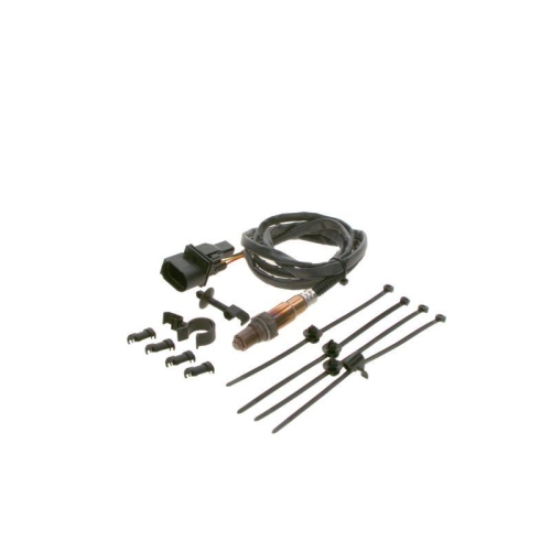 Sonda lambda Audi A3, A4, A6, TT; Seat Exeo, Ibiza, Leon, Toledo; Skoda Octavia; VW Bora, Golf, Jetta, New Beetle, Passat, Phaeton, Polo, Sharan, Touareg, Transporter, in fata catalizatorului, BOSCH
