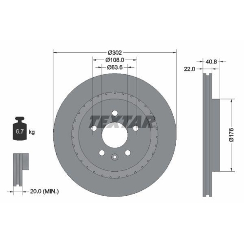 Set disc frana Volvo S60 2 (134) 04.10-12.19, S60 2 Cross Country (134) 03.15-12.18, S80 2 (124) 03.06-12.16, V60 I (155) 07.10-12.18, V60 I Box / Estate (155) 09.13-12.15, V60 I Cross Country (157) 09.10-12.18, V70 3 (135) 04.07-04.16, V70 3 Box / Estate