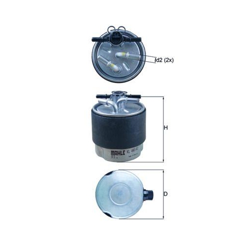 MAHLE filtru combustibil