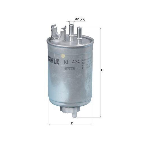 MAHLE filtru combustibil