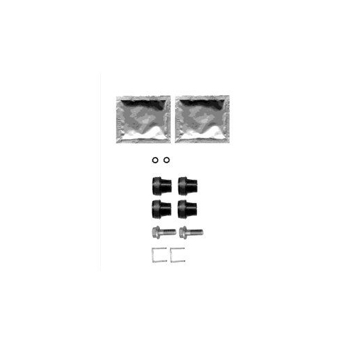 Set accesorii placute frana Delphi LX0357, parte montare : Punte Spate