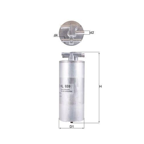 MAHLE filtru combustibil