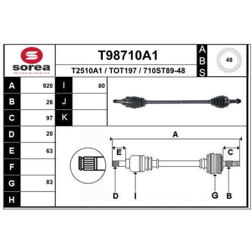 Planetara Toyota Prius Liftback ( W2 ), 1.5 Hybrid (NHW20_), Fata, Dreapta, EAI