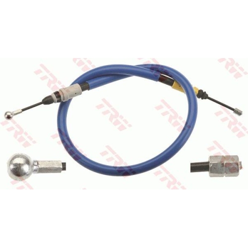 Cablu frana mana Citroen C4 2 (Nc) 02.09- , C4 3 (Ba Bb Bc) 10.20-, C4 Sedan (Nc) 01.13-, Ds4 (Nx) 03.11-07.15; Peugeot 3008 Mpv (0u) 05.09-12.17, 3008 Van (0u) 05.09-12.17, Spate, Stanga=Dreapta, TRW