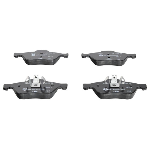 Set placute frana Ate 13046072212, parte montare : Punte fata