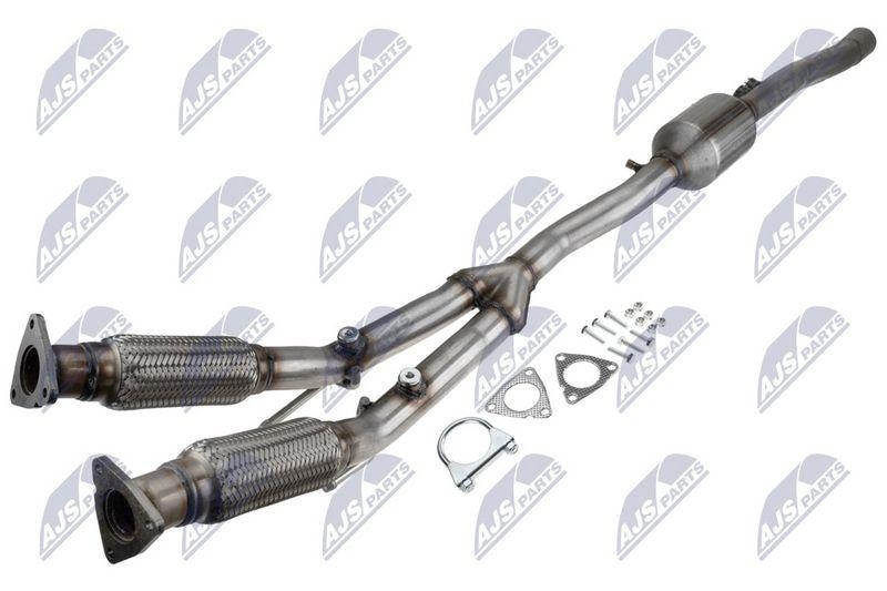 Catalizator Audi A3 2.0 FSI 2003-, Seat Altea 2.0 FSI 2004-, Leon 2.0 FSI 2005-, Skoda Octavia II 2.0 FSI 2004-, VW Golf Plus 2.0 FSI 2005-, Golf V 2.0 FSI 2004-, Touran 2.0 FSI 2003-; Euro 4; 1K0254507AX; NTY, aftermarket