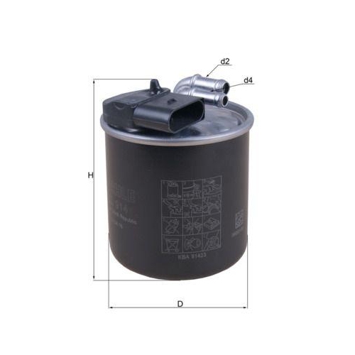 MAHLE filtru combustibil